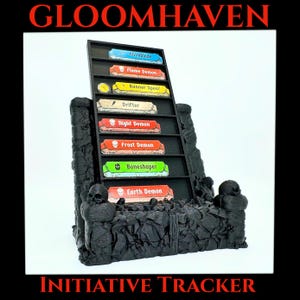 Gloomhaven Initiative Tracker: 3D Printed Board Game Upgrade