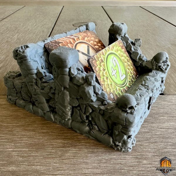 Gloomhaven Attack Deck Organizer: 3D Printed Board Game Upgrade