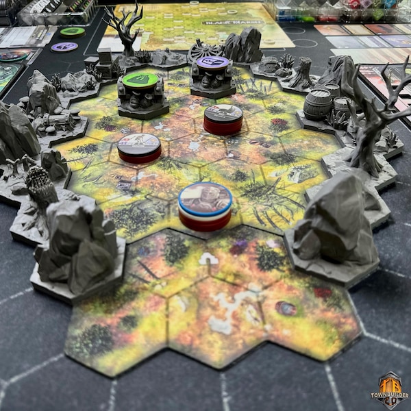 Elder Scrolls: Betrayal of the Second Era - Clash & Cache Set - 3D Printed Board Game Upgrade