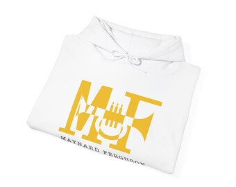 Maynard Ferguson Trumpet Player Hoodie, Music Lover Gift, Jazz Musician Sweatshirt, Music Band Fan Apparel, Gift for Musicians, Heavy Blend