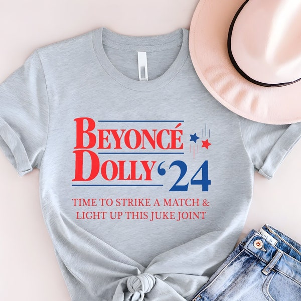 Beyonce Dolly '24 Unisex Jersey Short Sleeve Tee, Beyonce Cowboy Carter Shirt, Cowboy Carter Shirt, Beyonce Shirt, Dolly Parton Shirt