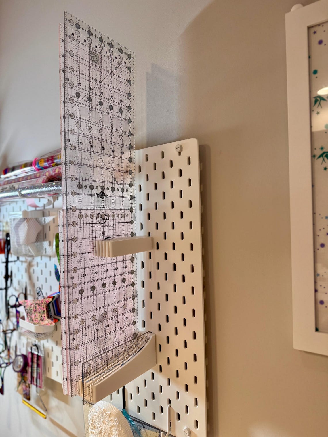 Caddy For Ruler Vertical Ruler Holder for Skadis - Etsy