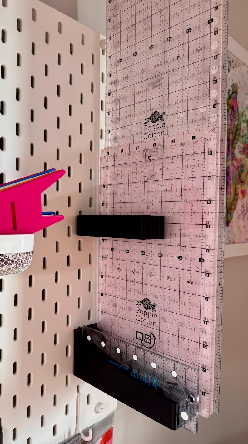 Caddy For Ruler Vertical Ruler Holder for Skadis - Etsy
