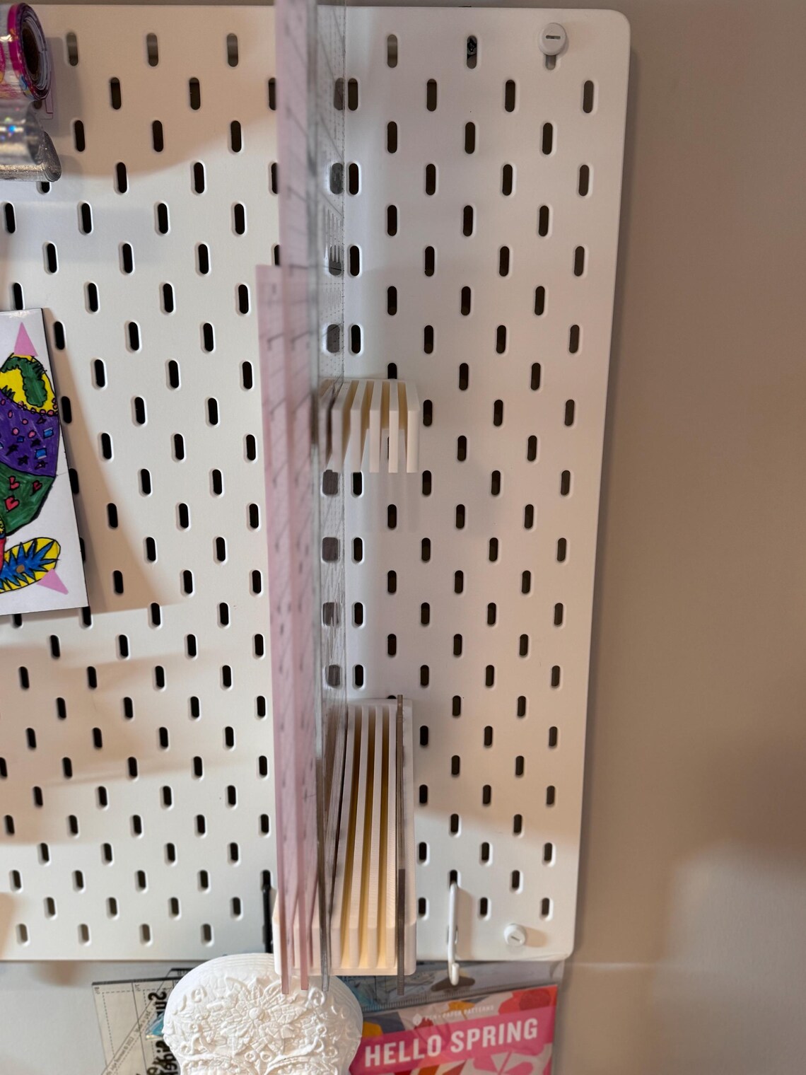 Vertical Ruler Holder for Skadis - Etsy
