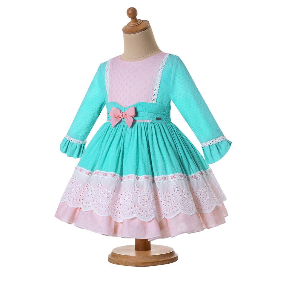 Pink Turquoise Dress - Etsy