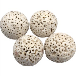 9001 Pk4 Large Sola Balls natural chewable toy parts lightweight shreddable foot toy foraging filler for conures greys amazons parrots