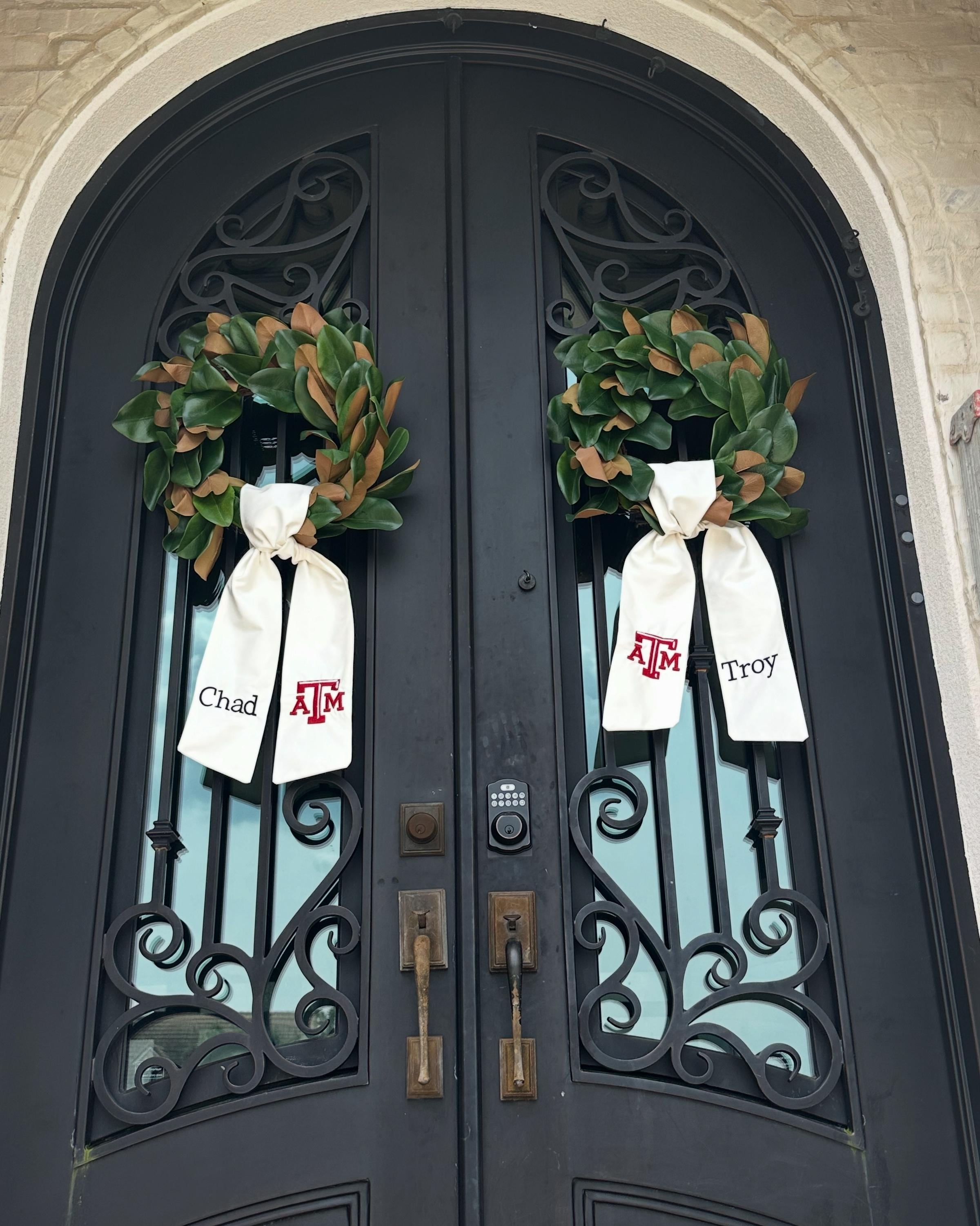 Texas A&M Wreath Sash