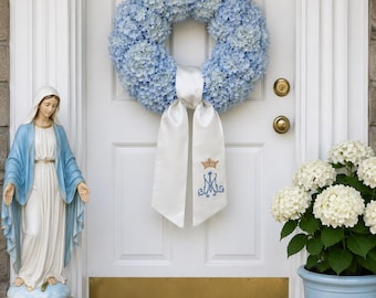 Blessed Mother Wreath Sash