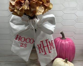 Monogram Bouquet Ribbon