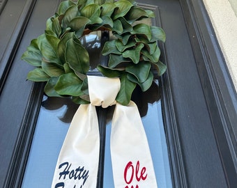Ole Miss Wreath Sash