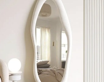 Floor Mirror, 63" X 24" Wall Mirrors, Floor Mirrors with Flannel Fram, Floor Mirror