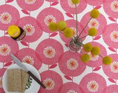 Flower field, in Rosy - Tablecloth