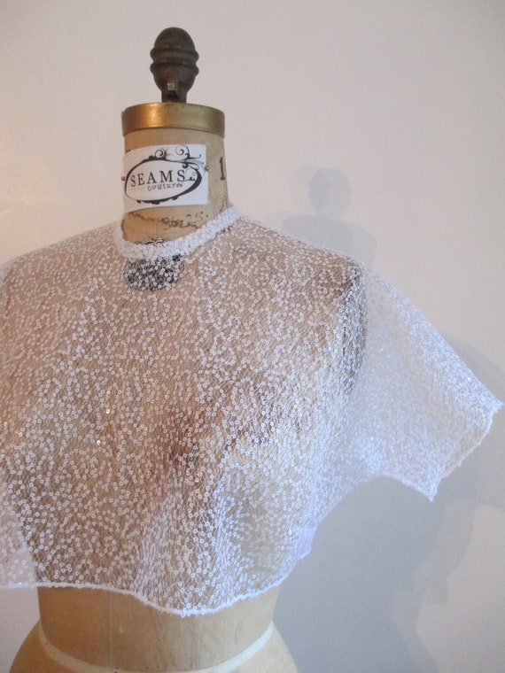 New Glittery Sheer Bridal Jacket Coverup Short Etsy
