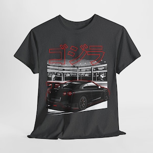 Nissan Gtr Tee,Nur Spec,Drifting,Touge,New Classic,Tokyo Drift,Japanese Font,R35 Godzilla