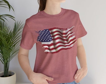 USA Flag Tee/Patriot Tee/Veteran Tee/U.S of A.