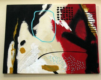 ABstraCT  Title:JUSt ONcE Acrylic on Canvas Board 11 x 14 inch