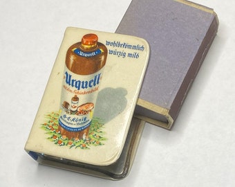 Vintage celluloid matchbox cover