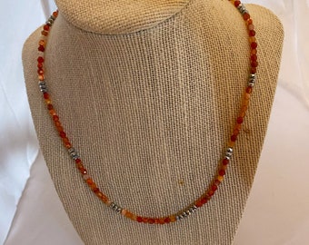 Sunstone & Swarovski Sparkly choker