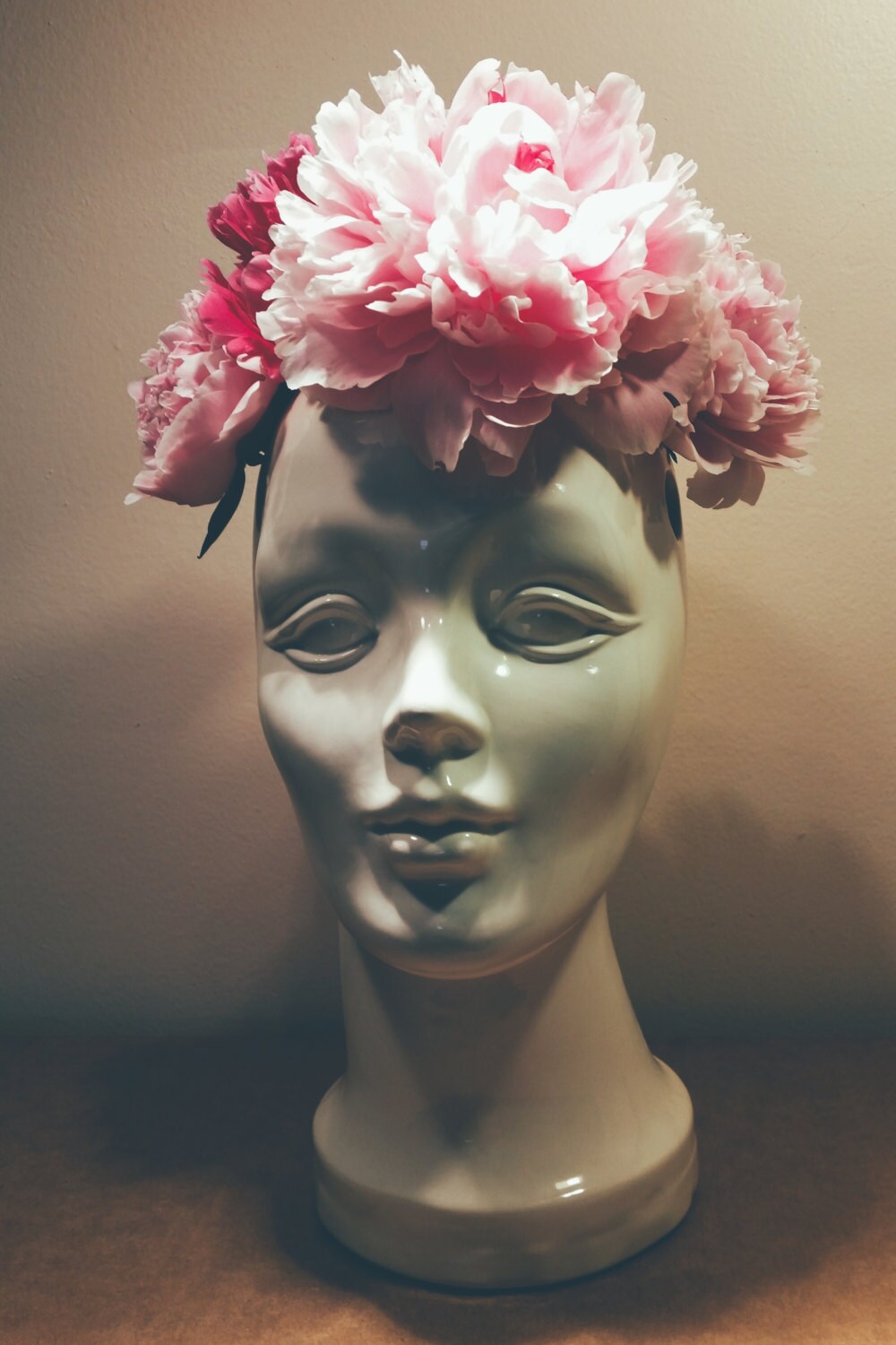 Handmade Ceramic Female Head Vase. Perfect for home or retail Etsy