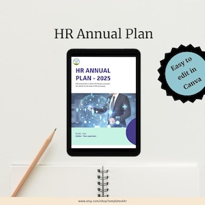 HR Annual Plan Template | HR Strategy | Small Business