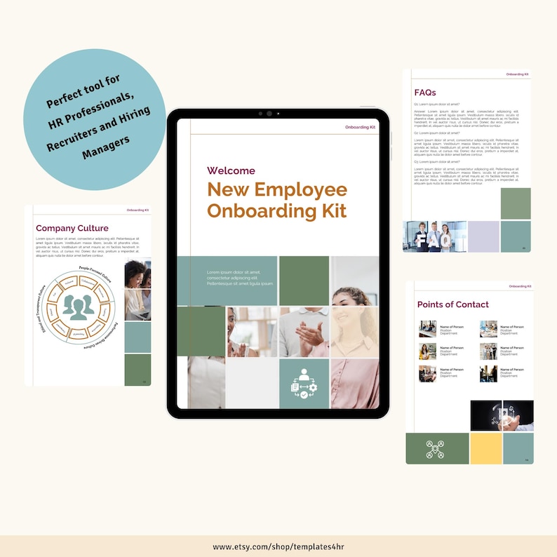 Employee Onboarding Kit Template | HR Onboarding Checklist for Small ...