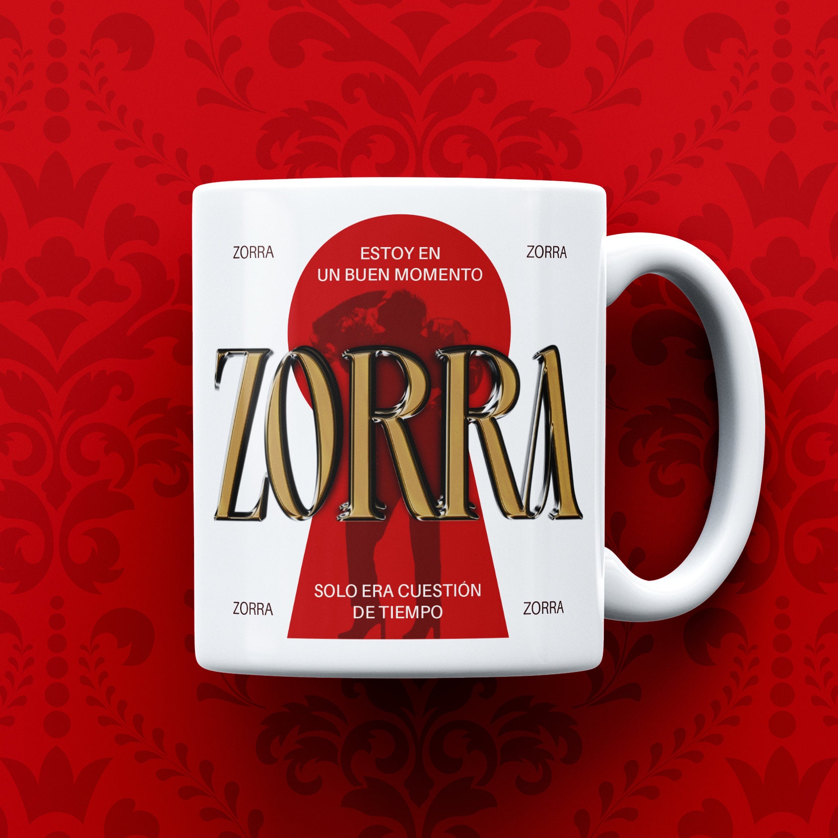 Zorra Mug, Nebulossa, Spain 2024, Eurovision Mug, Eurovision 2024, United By Music, Nebulossa, Zorra Gift, ESC 2024, Benidorm Fest