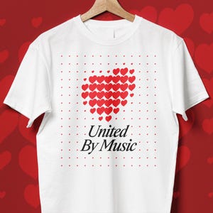 United by Music Unisex Tee, Eurovision Tshirt, Basel 2025, Switzerland 2025, Eurovision Song Contest Tshirt, Eurovision Tee, Music Fan Gift