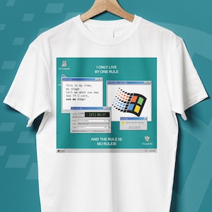 No Rules Unisex Tshirt, Windows95Man Gift, Finland 2024, Eurovision Tshirt, Eurovision 2024, United By Music, Windows95 Tee, Kaarija