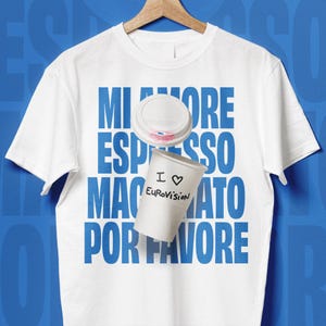 Espresso Macchiato Unisex Tshirt, Tommy Cash Tshirt, Estonia 2025, Eurovision Tshirt, Eurovision 2025, Eurovision Tee, Estonia Tommy Cash