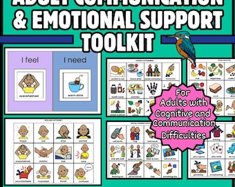 Erwachsenen-Communication-Toolkit: Emotionale Unterstützung, Selbstvertretung Visuelles (Digitaler Download)