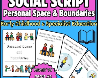 Setzen von Grenzen Autismus Social Stories - Materialien für Logopädie und Therapeuten (Printable Social Story)