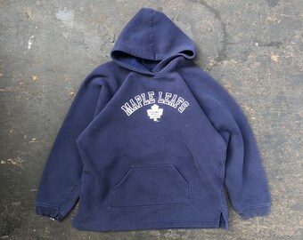 Vintage Toronto Maple Leafs Pullover Hoodie Sweatshirt - Jugend XL - Made in Thailand