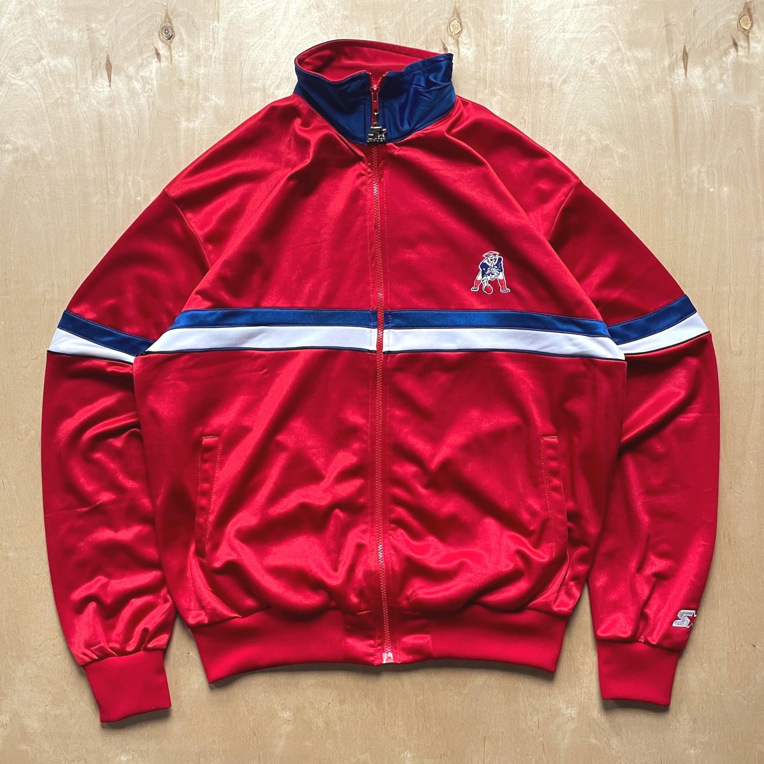 Vintage 90s New England Patriots Track Jacket by Starter / Size
