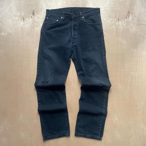 Vintage 90s Levi's 501 Black Jeans / Men's Size 32x32 - Etsy
