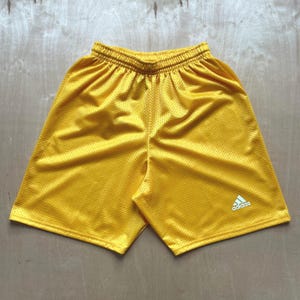 Yellow Adidas Shorts - Etsy