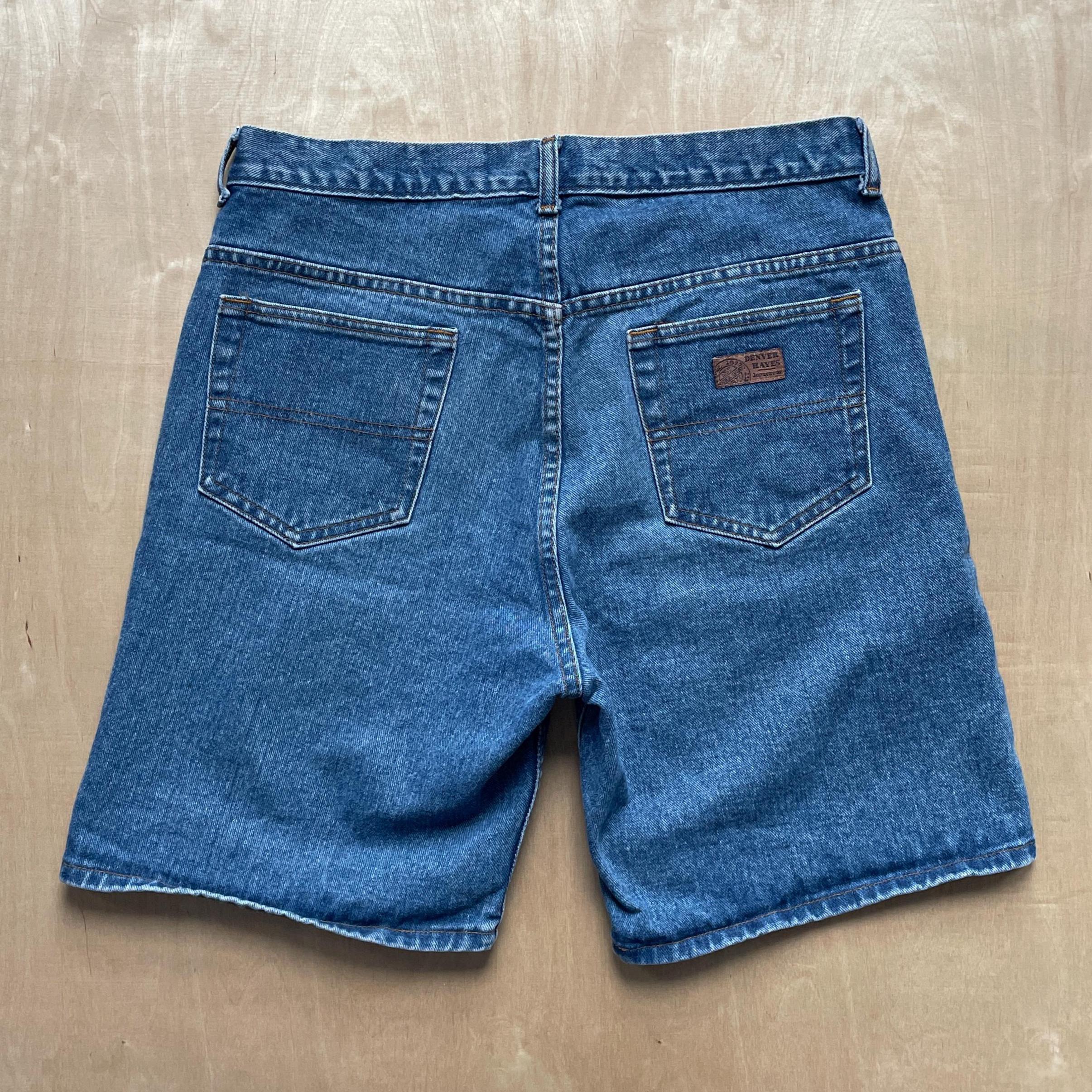 Vintage 00s Denver Hayes Blue Denim Shorts / Size Men's 34