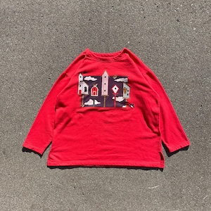 Vintage 90s Bird House Crewneck Sweatshirt - Size Large