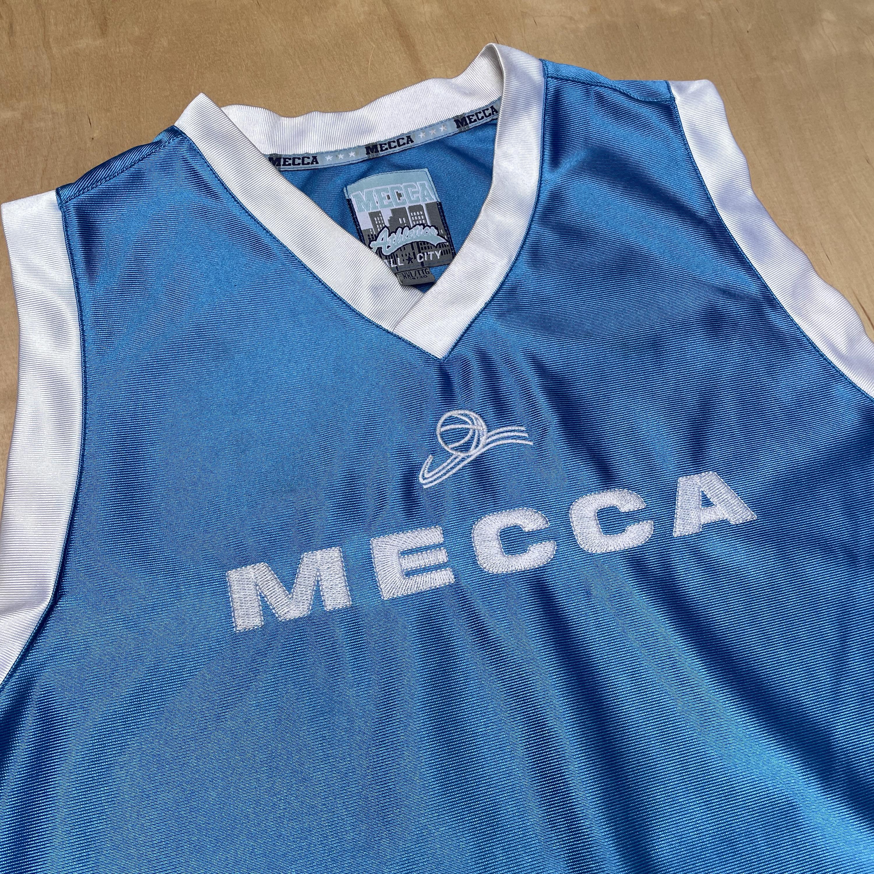 Vintage Y2K Mecca Athletics Basketball Jersey / Size Youth XXL 18