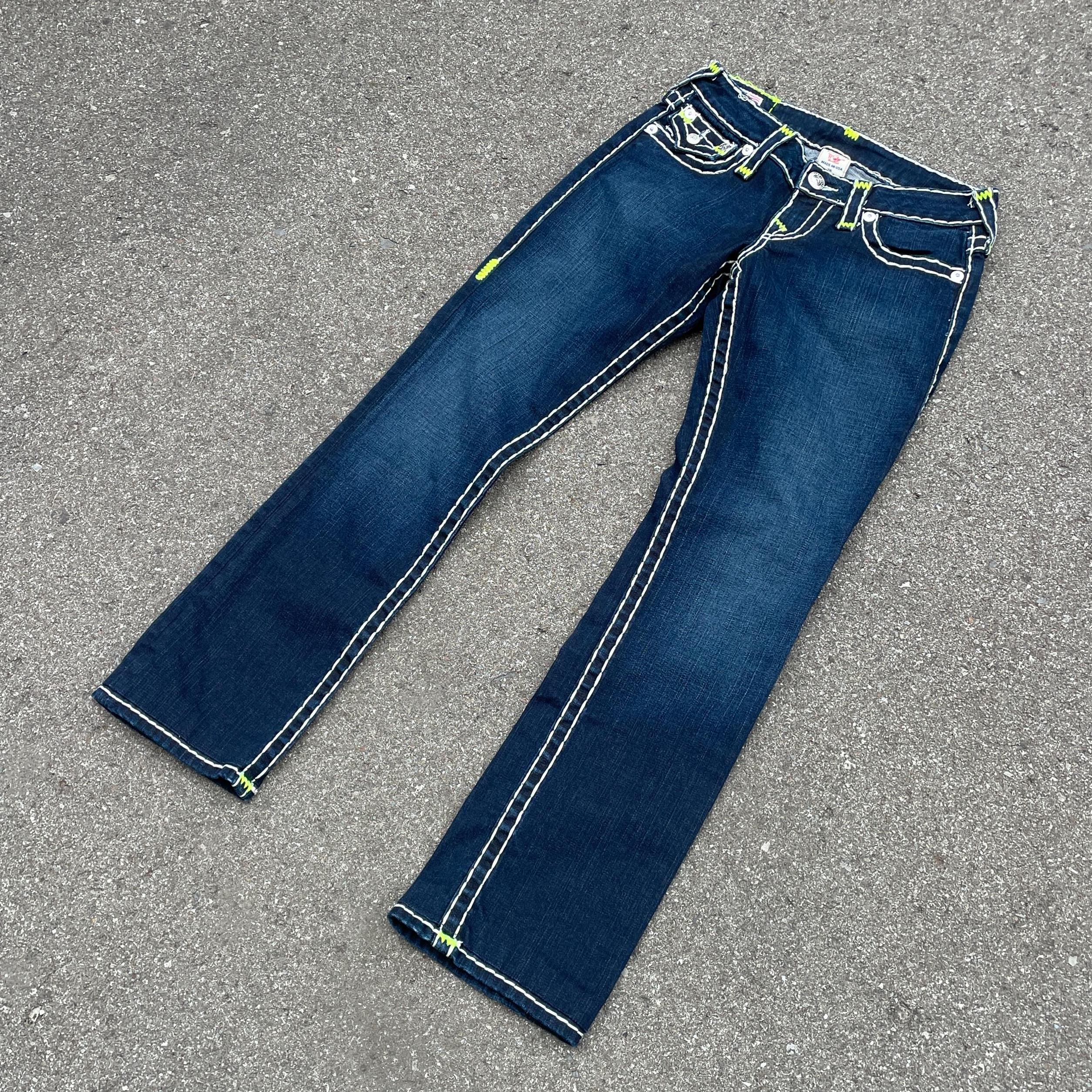 Vintage Y2K True Religion Billy Super T Size 26 Low Rise