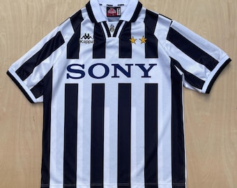 Juventus Vintage 90s Bootleg Soccer Jersey - Forza Juve - 100