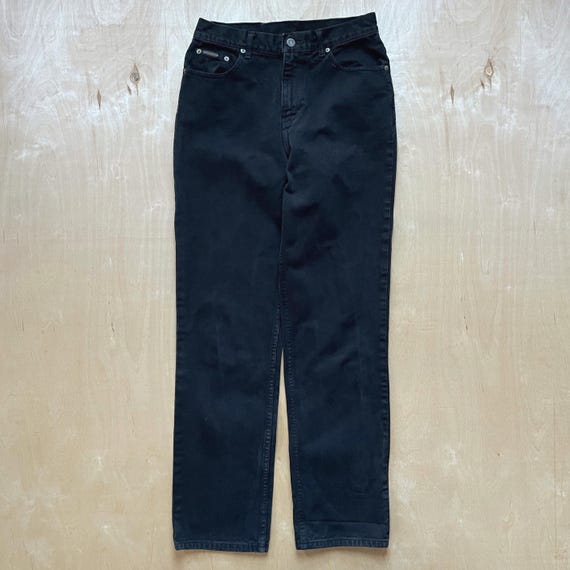 Vintage 90s Calvin Klein Black Jeans / Women