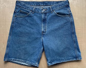 Vintage 00s Denver Hayes Blue Denim Shorts / Size Men's 34" / Made in Canada