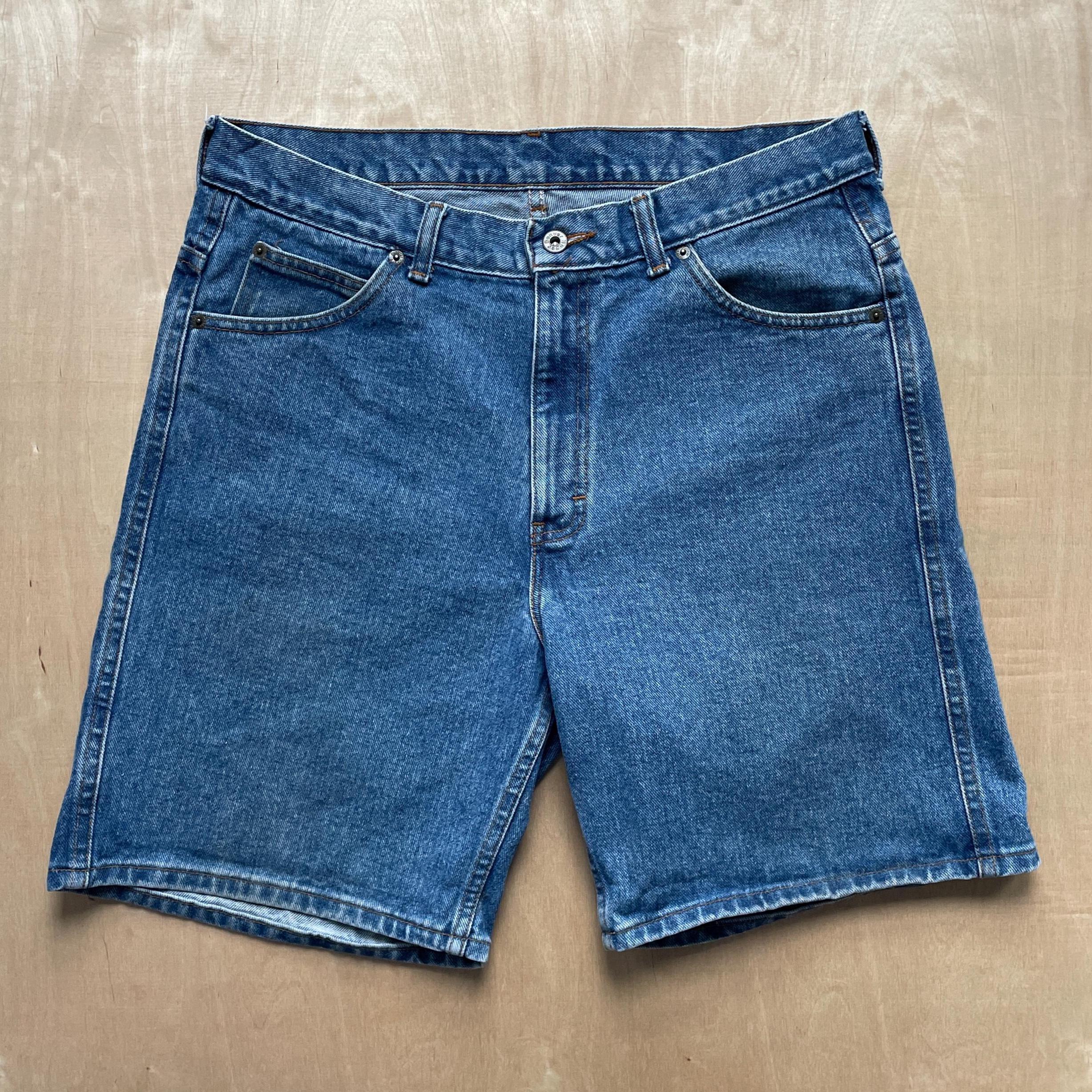 Vintage 00s Denver Hayes Blue Denim Shorts / Size Men's 34