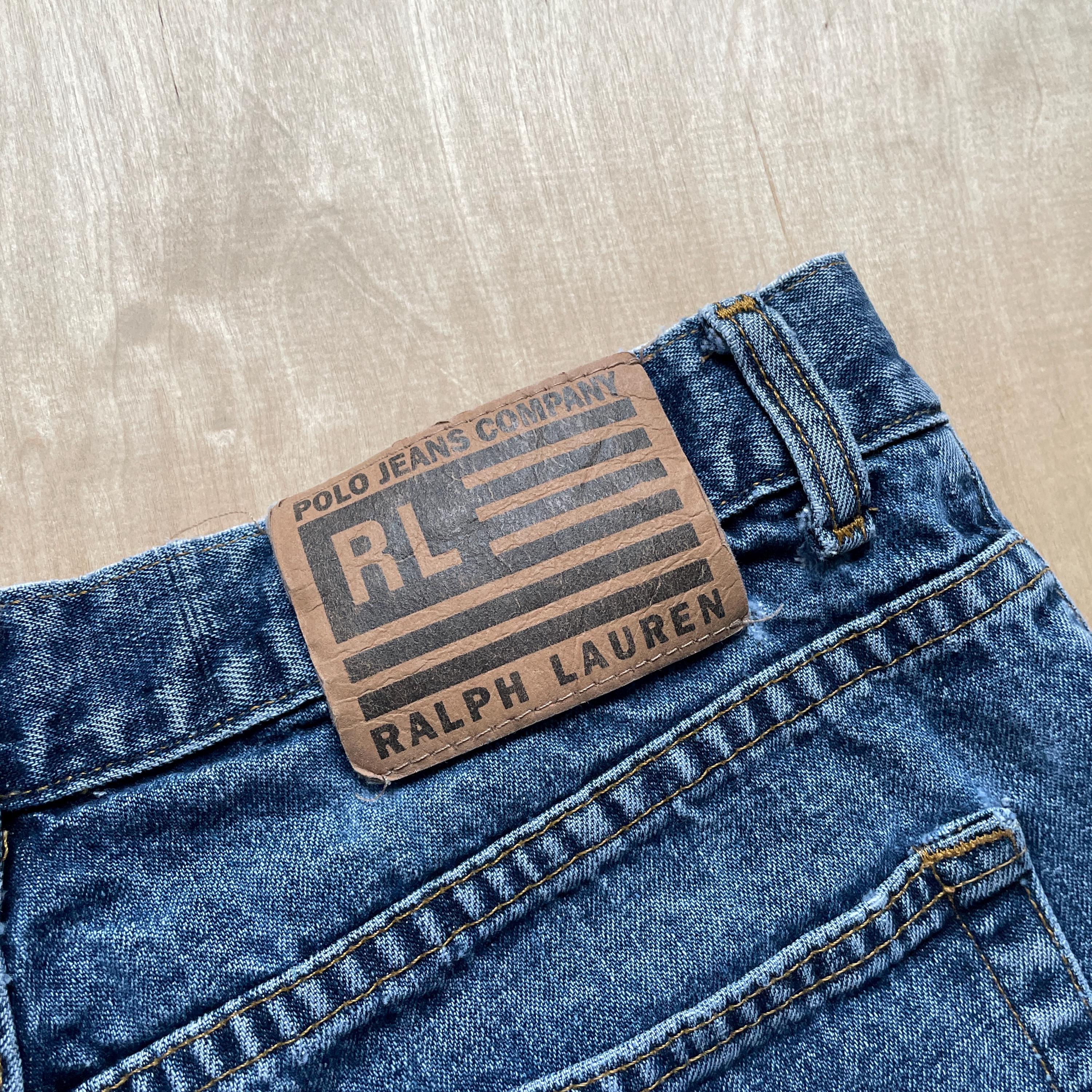 Vintage Y2K Polo Jeans Co Ralph Lauren High Rise Denim Shorts 