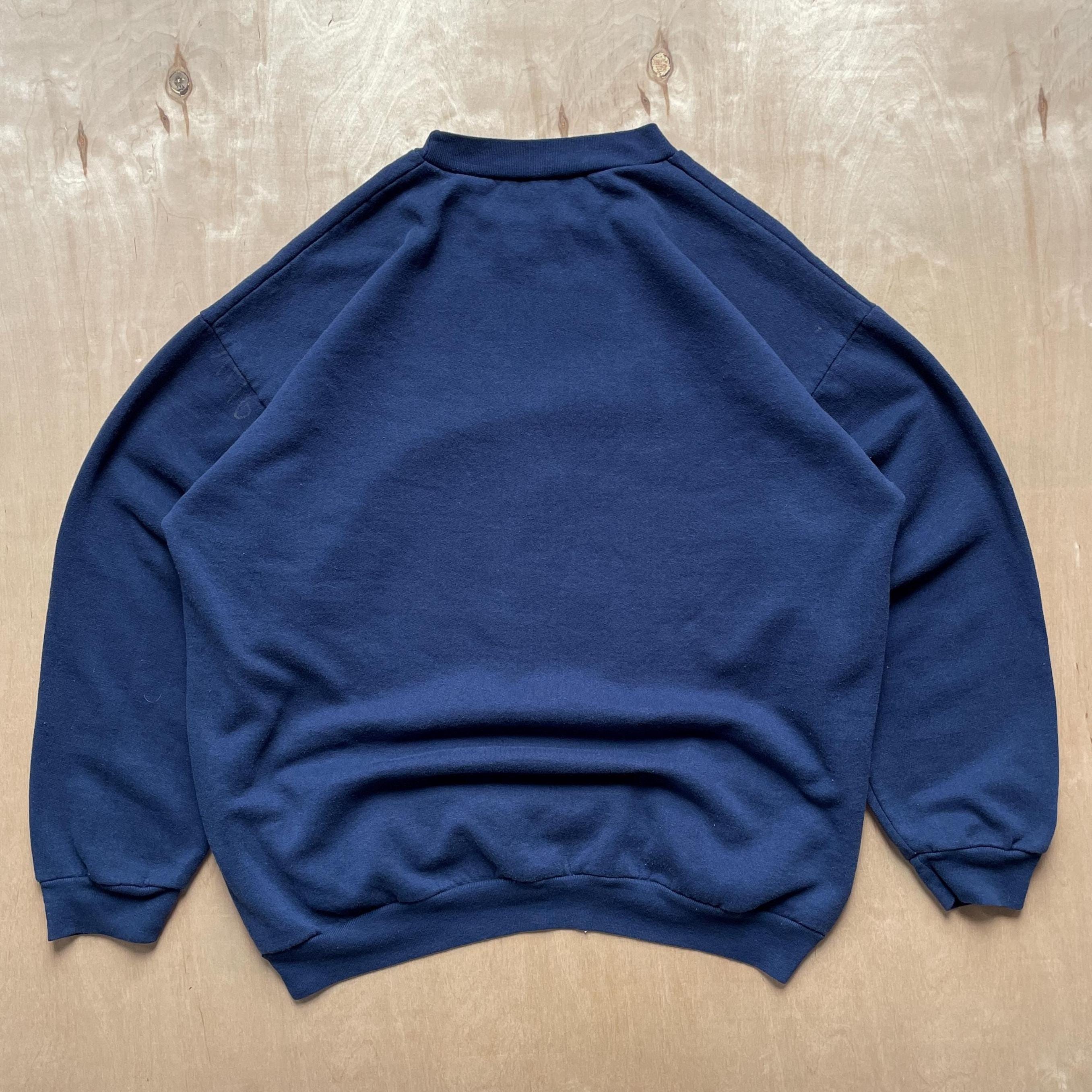Vintage 90s Tommy Design Sweatshirt / Navy Blue Crewneck