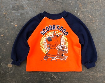 Maglione ricamato sportivo vintage Scooby-Doo