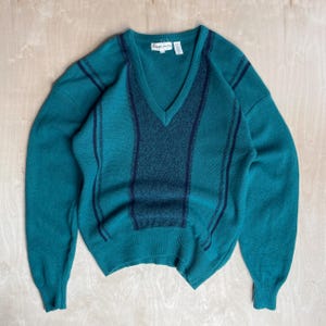 90s V Neck Sweater - Etsy