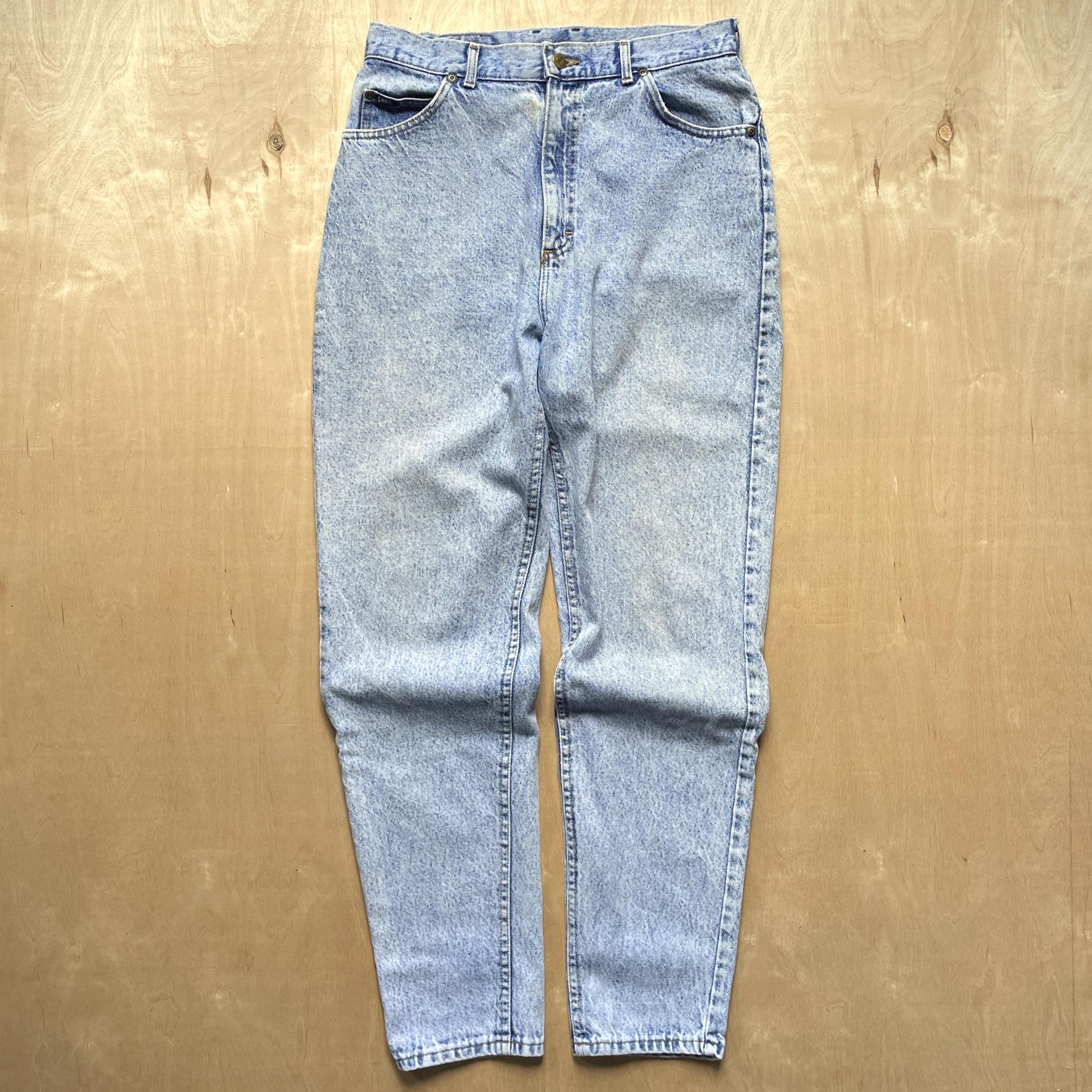 Vintage 90s Lee Riders High Waist Tapered Jeans / Made in USA