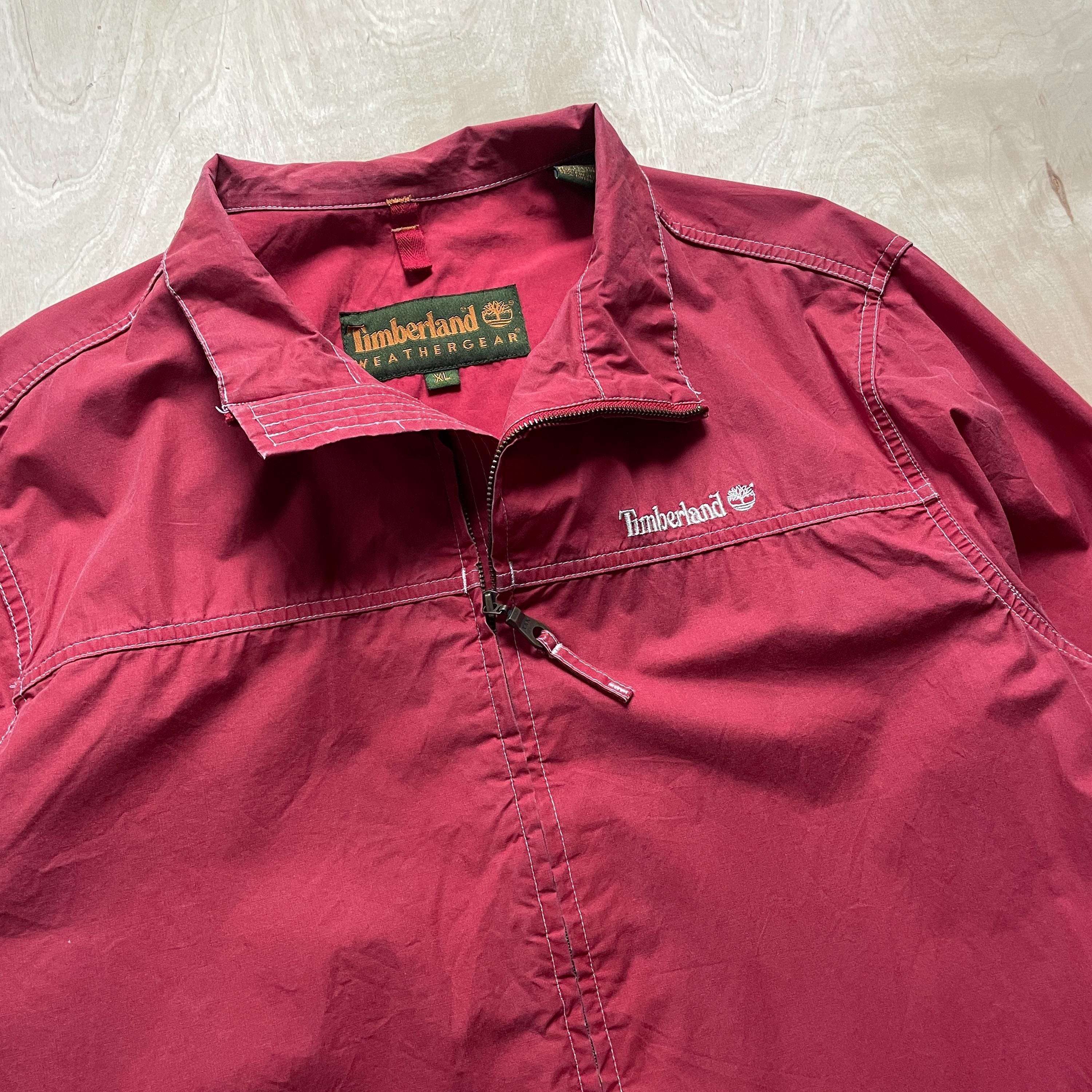 Vintage Y2K Timberland Weathergear Full Zip Windbreaker Jacket in 