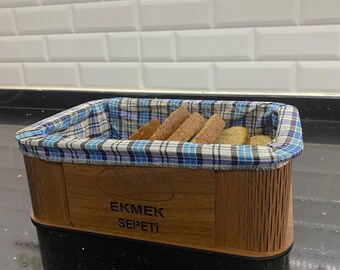 Caja de pan de madera, Almacenamiento de alimentos, Almacenamiento de cocina, Hecho a mano, Decoración rústica del hogar, Gabinete de pan, Estilo campestre, Caja de pan clásica, Para él